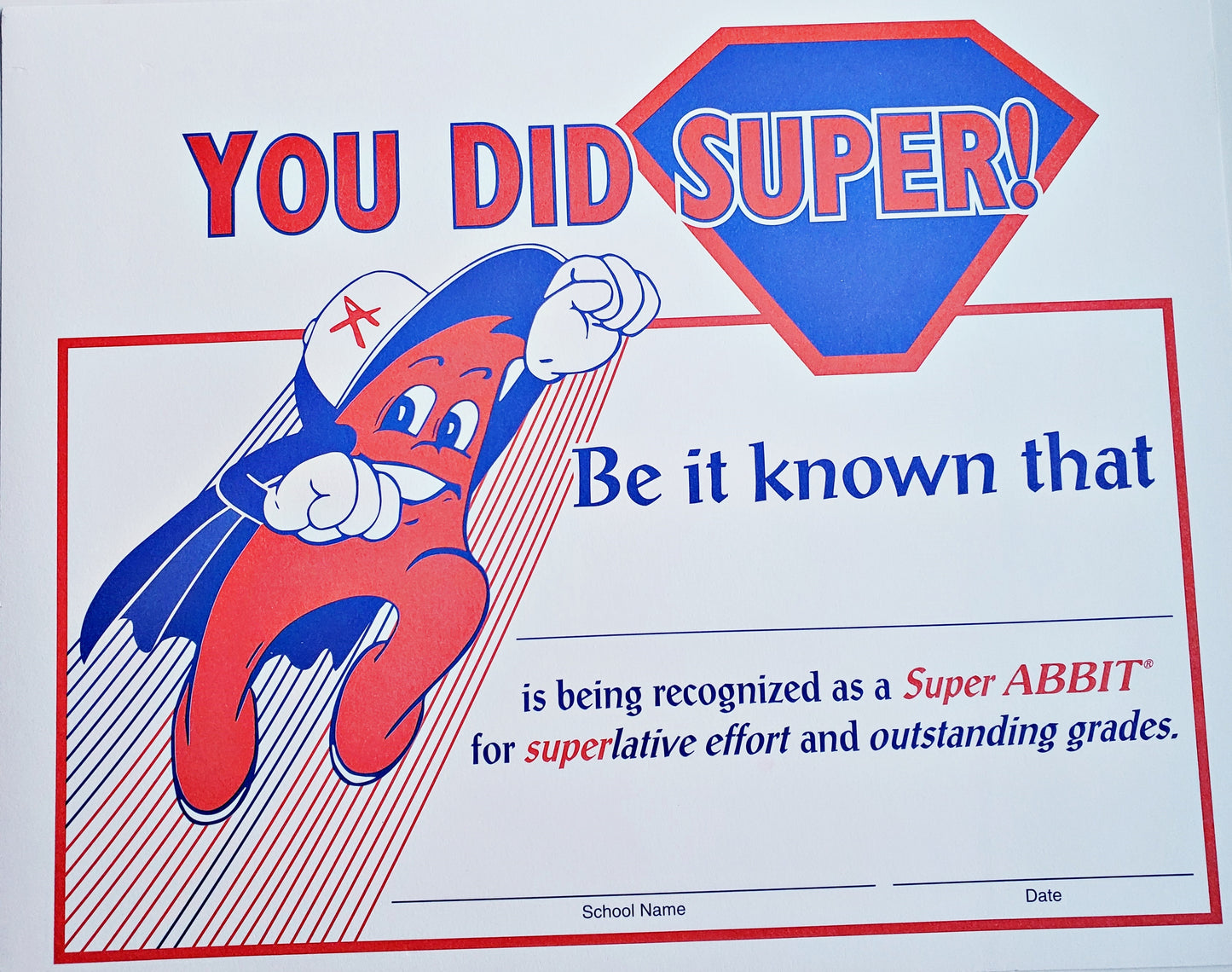 Award Certificates (Print)