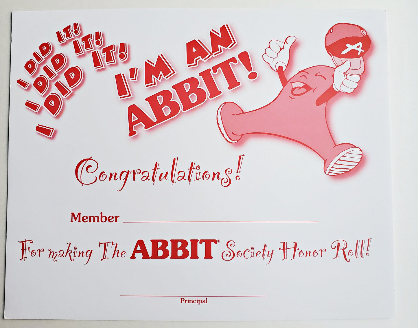 Award Certificates (Print)